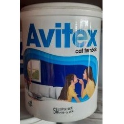 1 KG Cat tembok putih super white cat air cat dinding cat triplek cat grc gypsum cat gipsum