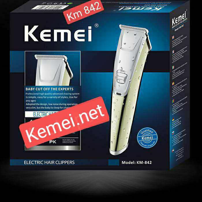 Clipper Kemei KM-842 Alat Mesin Cukur Rambut,Kumis,Jenggot Sistem Cas