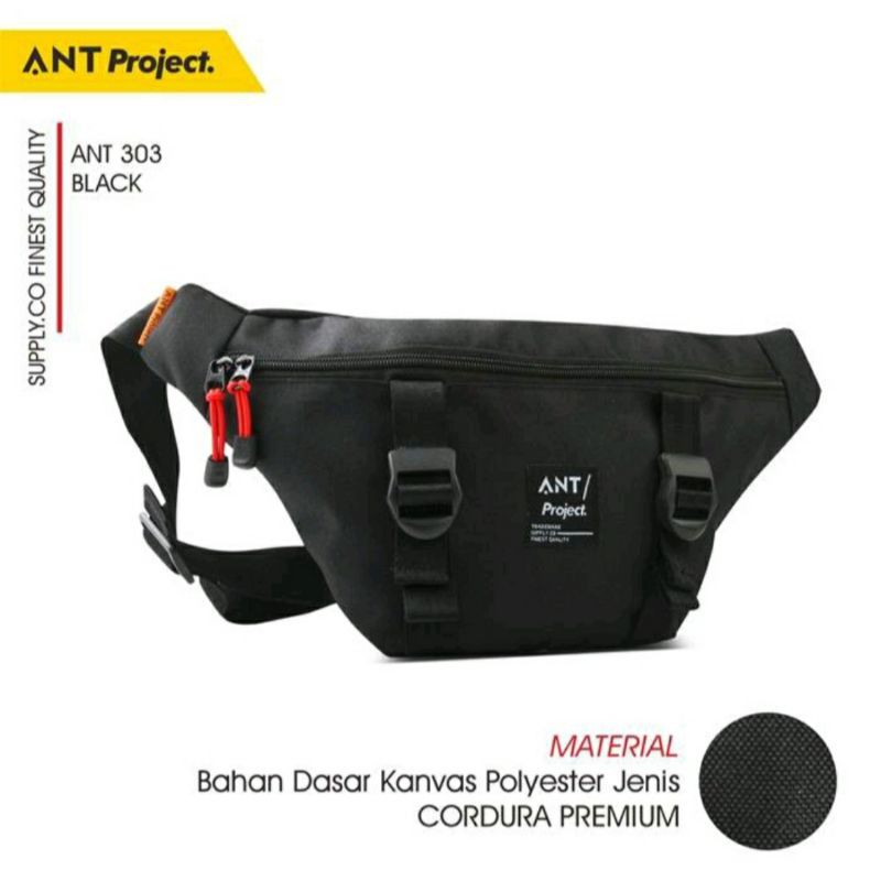 ANT Project - ANT 303 Tas Waistbag All Size Murah dan Dijamin Ori
