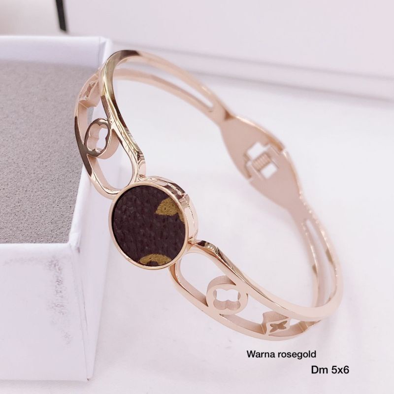 Gelang Titanium Asli Premium Quality elv Anti karat anti alergi Stainless steel Gt1938