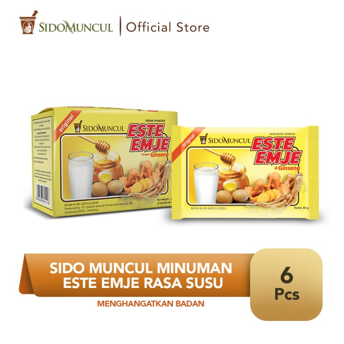 

Sido Muncul Minuman Este Emje Susu 6x5's - Menghangatkan Tubuh (BERKUALITAS)