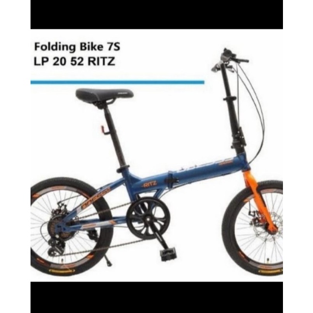 Sepeda Lipet 20 Odessy Ritz + Bagasi