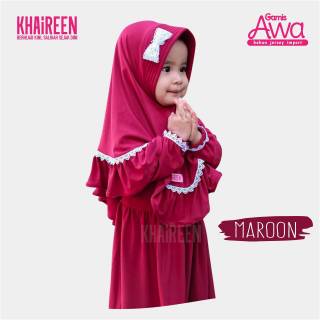  GAMIS  AWA Gamis  ANAK  Perempuan ori KHAIREEN baju  anak  