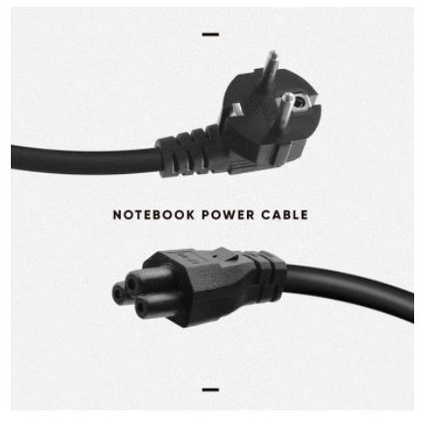 Cable power cord rvtech 2m 3 hole for adaptor notebook monitor - Kabel power adapter laptop 3 lubang 2 meter rv-tech