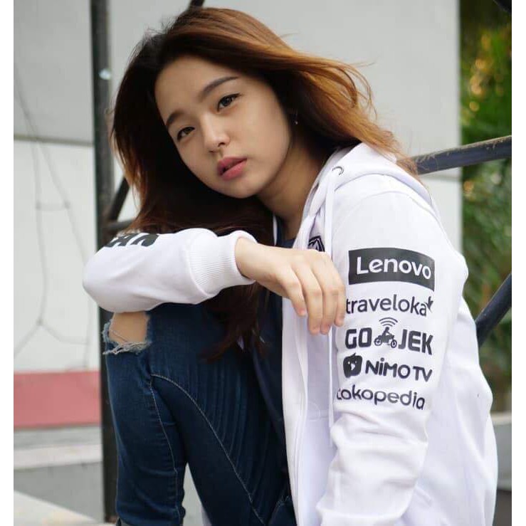 Jaket Gamers Evos white