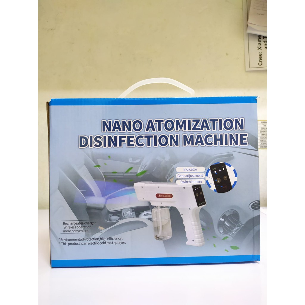 ALAT FOGGING NANO SPRAY GUN / NANO ATOMIZATION DISINFECTION MACHINE / disinfektan / sanitizer