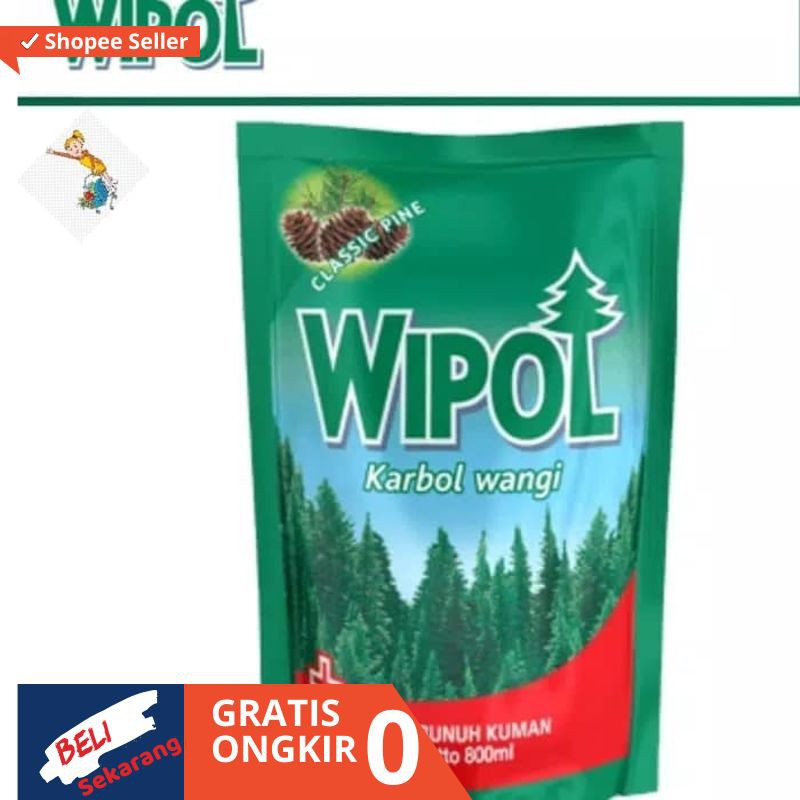 WIPOL KARBOL WANGI CLASSIC PINE 5in1 800ml di IKIASHOP