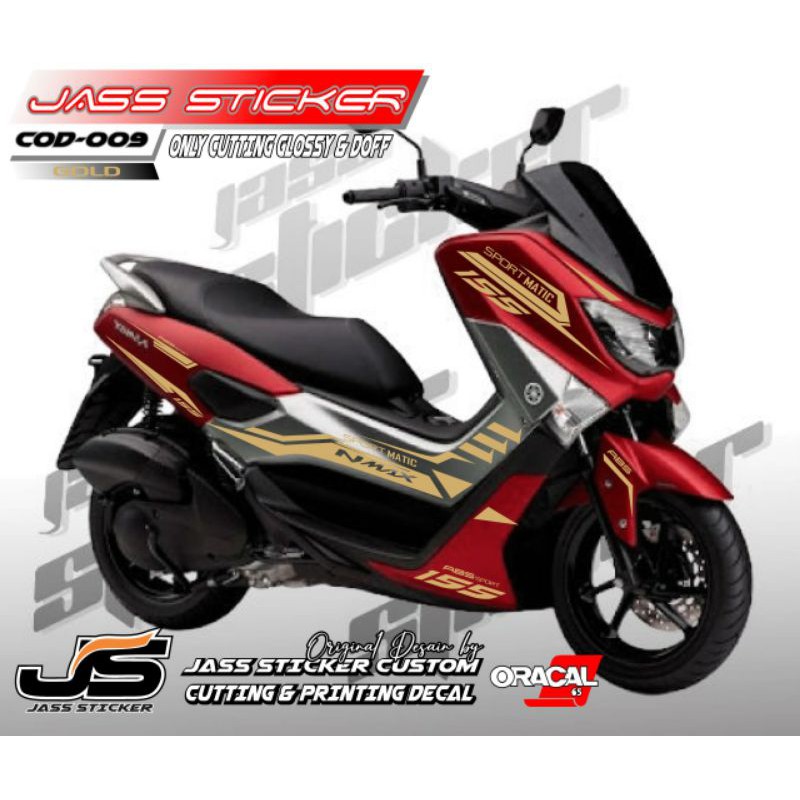 (COD) STICKER CUTTING NMAX 2019 / STIKER STRIPING NMAX / STRIPING VARIASI NMAX/ AKSESORIS MOTOR NMAX
