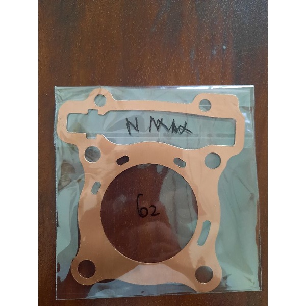 PERPAK TEMBAGA NMAX AEROX UKURAN PISTON 62MM TEBAL 0.5MM