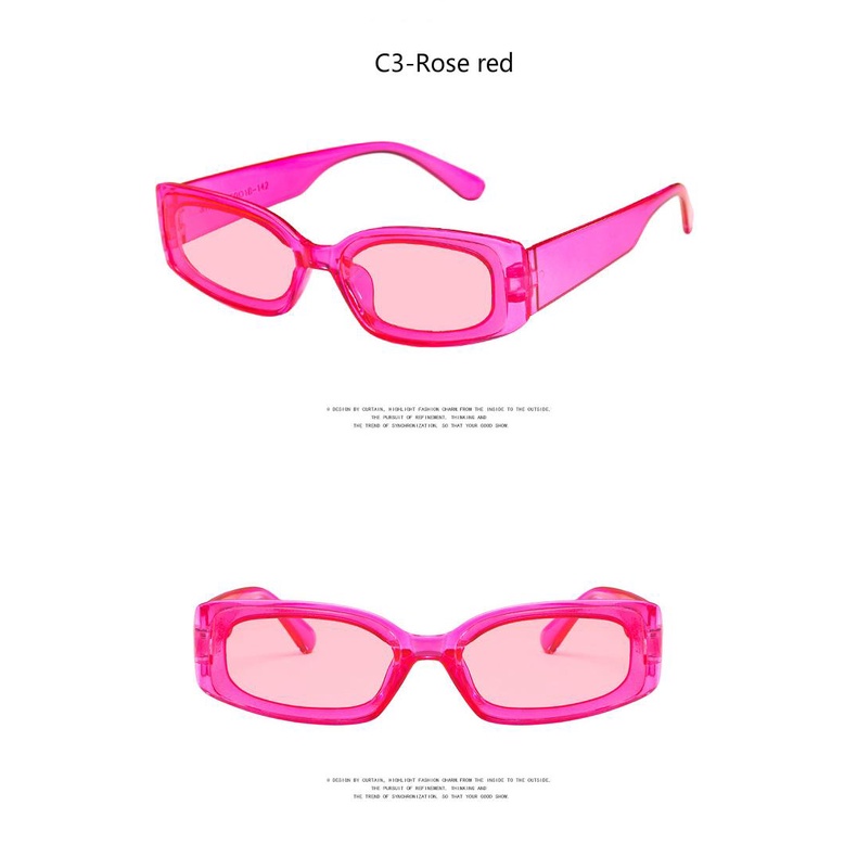 European and American fashion square box punk style ins trendy sunglasses for men and women