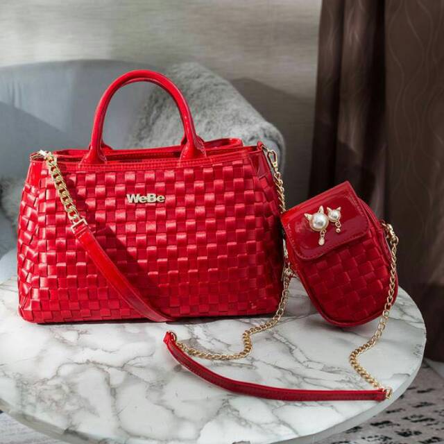 Tas Wanita Bag Webe Modalista Cobil 3393 ( set mini bag )
( Ada 3 ruang dalaman )
