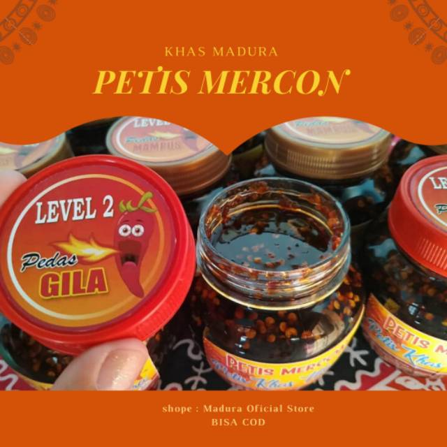 

SAMBAL PEDAS PETIS MERCON ASLI (BOTOL TRANSPARAN) SPICY