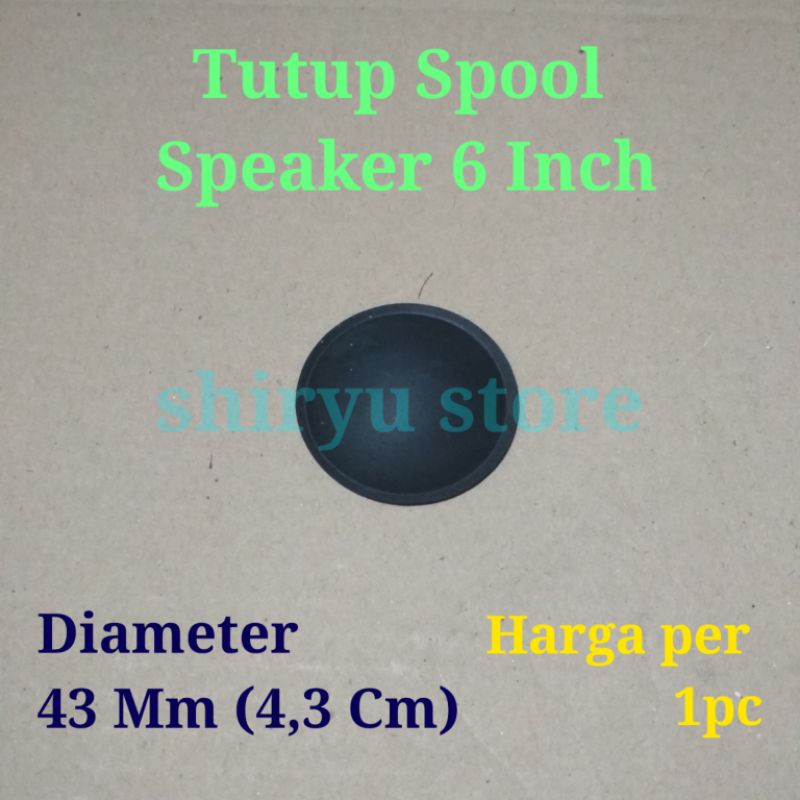 Dus Cup Cap Tutup Spool Coil Speaker 6 Inci Inch In