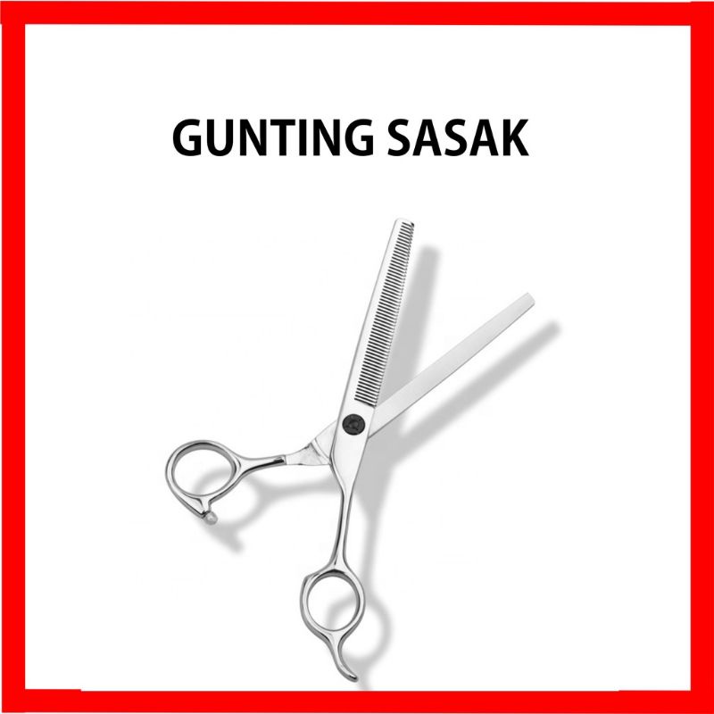 Gunting Rambut Sasak // Gunting Rambut ZIG-ZAG Full Stainless steel