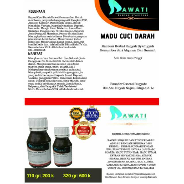 

Madu cuci darah
