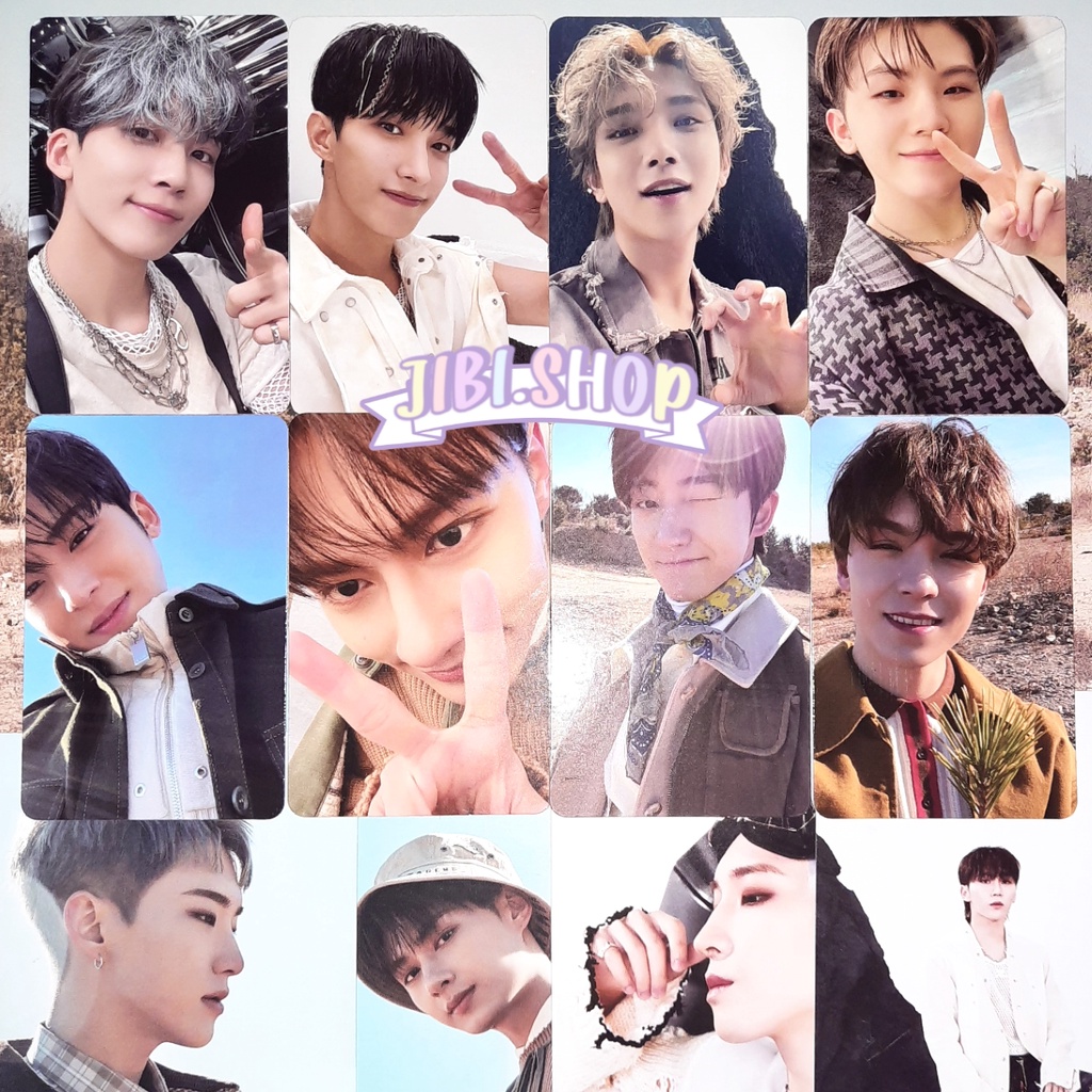 [photocard] seventeen face the sun official photocard pc postcard album mingyu vernon scoups joshua 