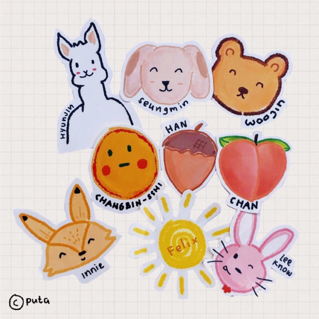 

Stray Kids Doodle Stickers