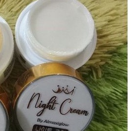 cream malam al maxi glow skincare termurah original
