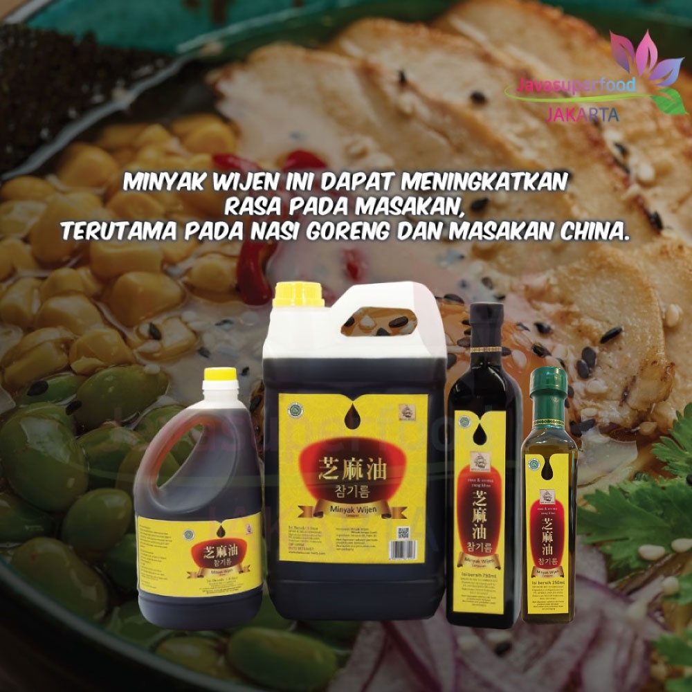 MINYAK WIJEN MOLUCCAS / SESAME OIL KOREA 250ml