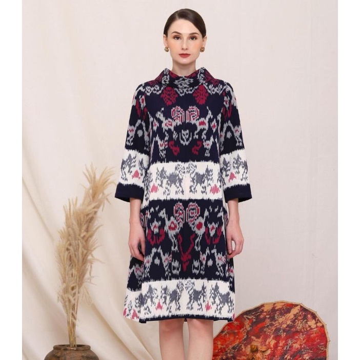 Dress Tenun Sumba / Dress Tenun Motif Sumba / Dress Tenun Premium