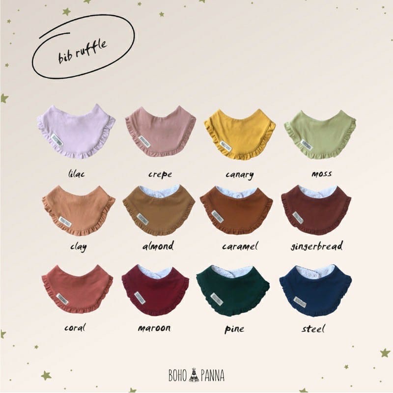 Bohopanna - Bohobaby Bib Ruffle