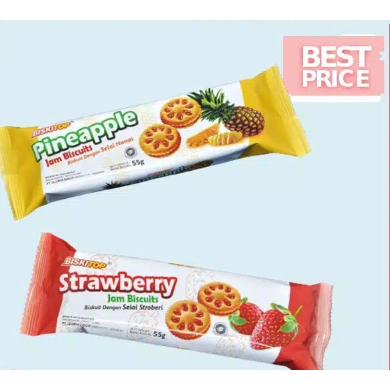

Jam biskuit selai strawbery & penaple 55gr