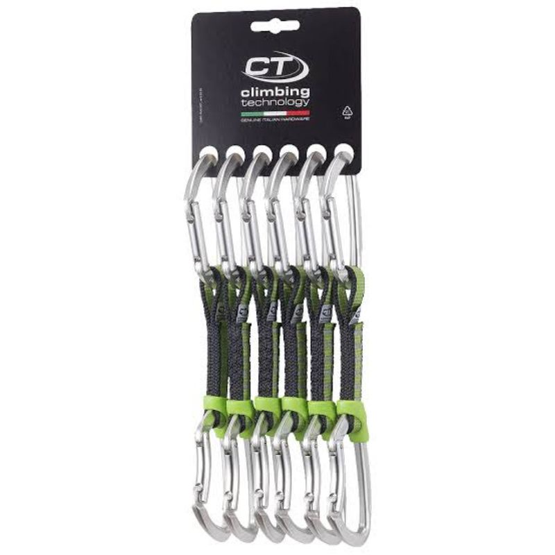 Climbing Technology Lime Set NY Pro x6 runner carabiner panjat tebing dinding climbing safety