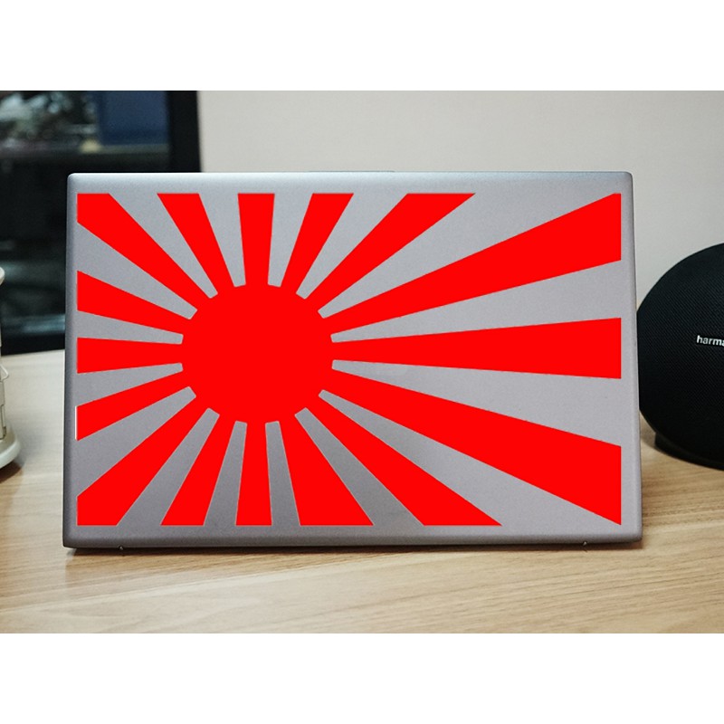 stiker laptop jdm matahari jepang custom cutting stiker murah