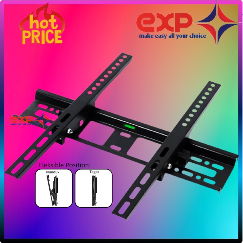 Garansi COCOK!! Bracket TV SAKURA 42&quot; s/d 55&quot; Waterpas adjustable position