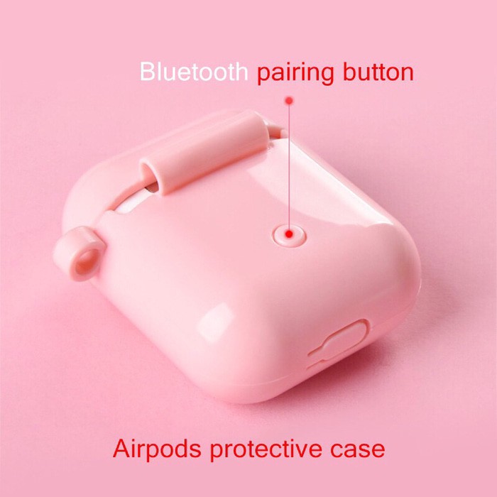 Apple Airpods TPU Soft Case Protective Cover Bumper Pouch LOVE