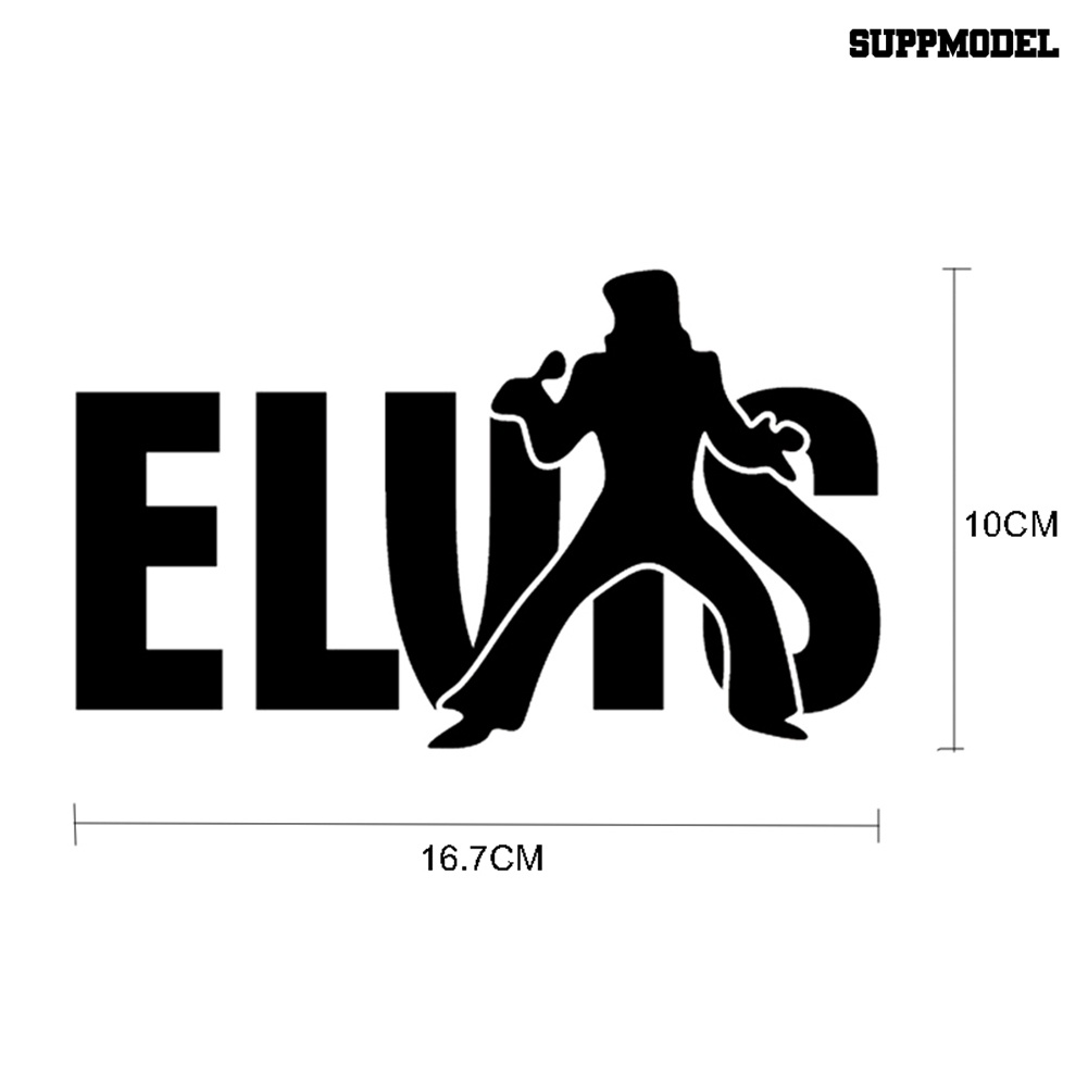 Stiker Vinyl Reflektif Elvis Untuk Bumper / Jendela Mobil