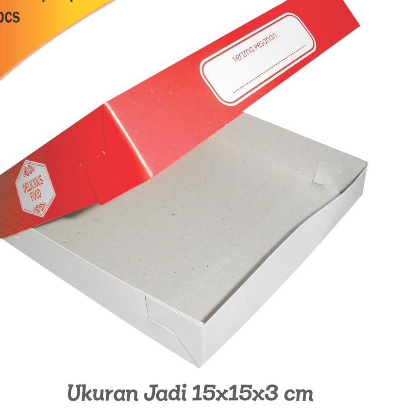 

@™stokBOX PIZZA Dus PIZZA Box Kemasan PIZZA uk 15x15x3 cm^^