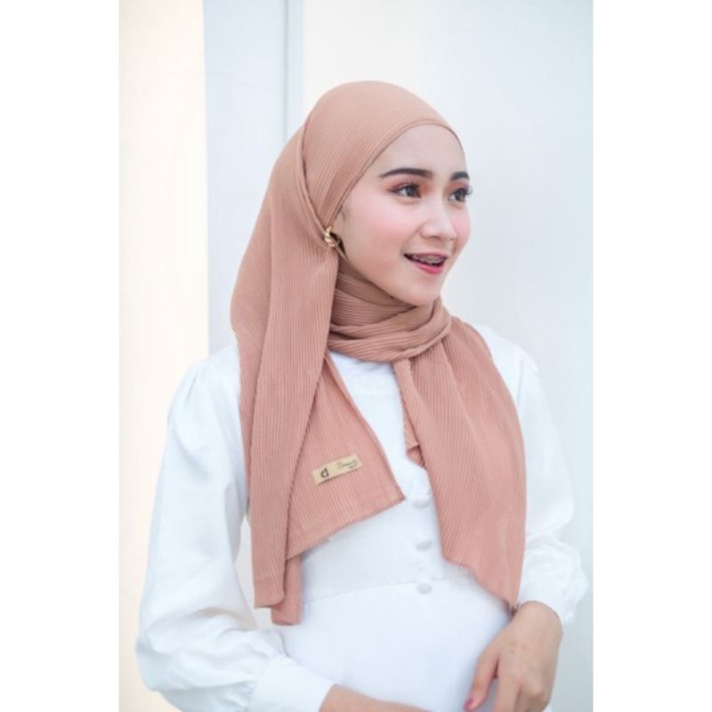 (PART 1) PASHMINA FULL PLISKET CERUTY IMPORT 180x75 By DESMONDA HIJAB |Fashion