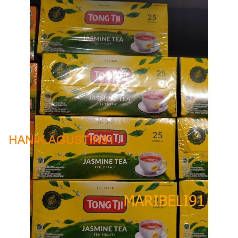 

Tong Tji Jasmine Tea 1 pack isi 50 gram ( Teabag/ Teh Celup non Amplop ) maribeli91