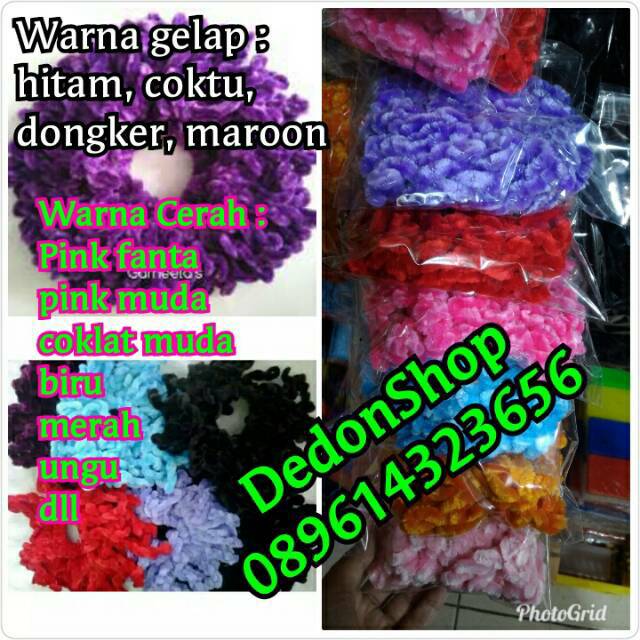 Ikat Rambut Ubur Ubur , cepol rambut hijab ubur ubur