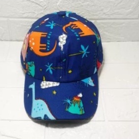 TOPI ANAK LAKI-LAKI/PEREMPUAN MOTIF DINOSAURUS USAI 2 THAUN KEATAS TOPI ANAK TERKINI