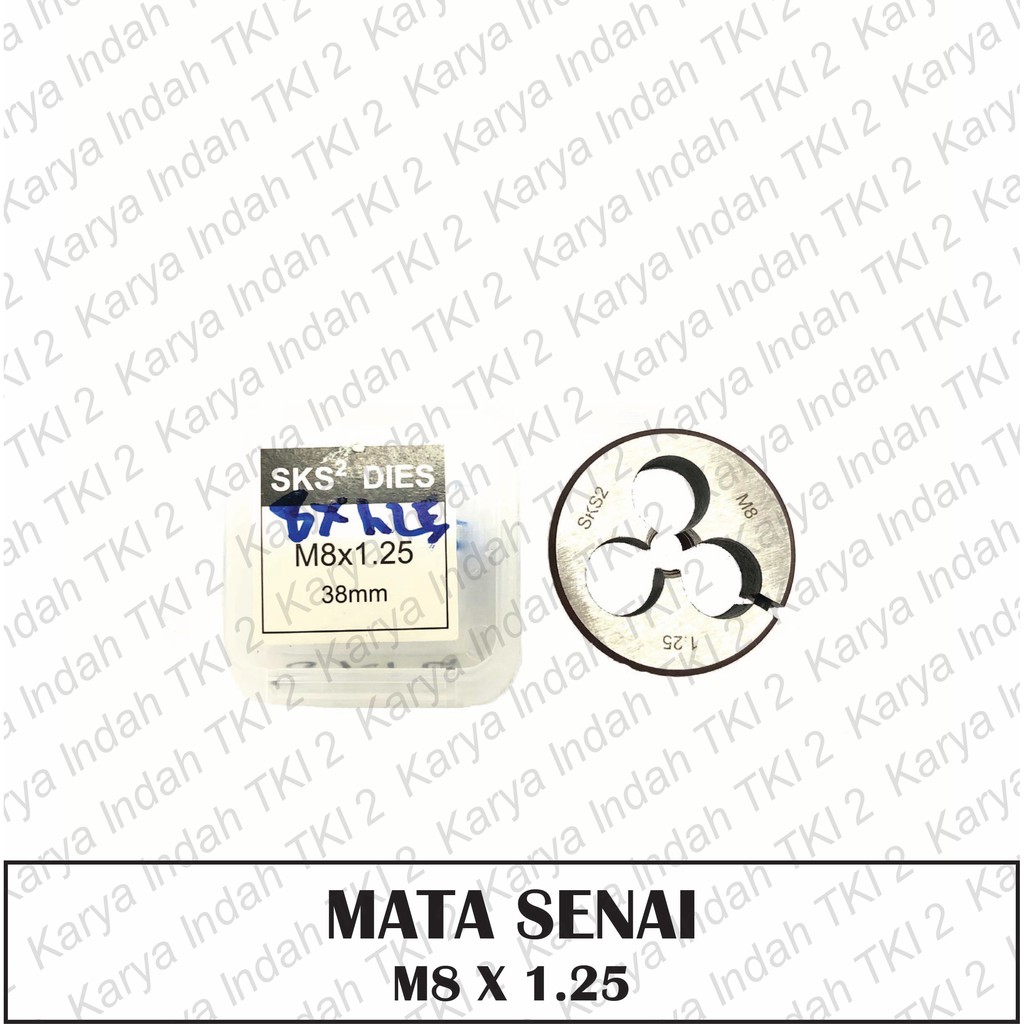 Mata Senai M8 x 1.25 Drat Luar Baut Mata Snei Snai Dies Head M8x1.25