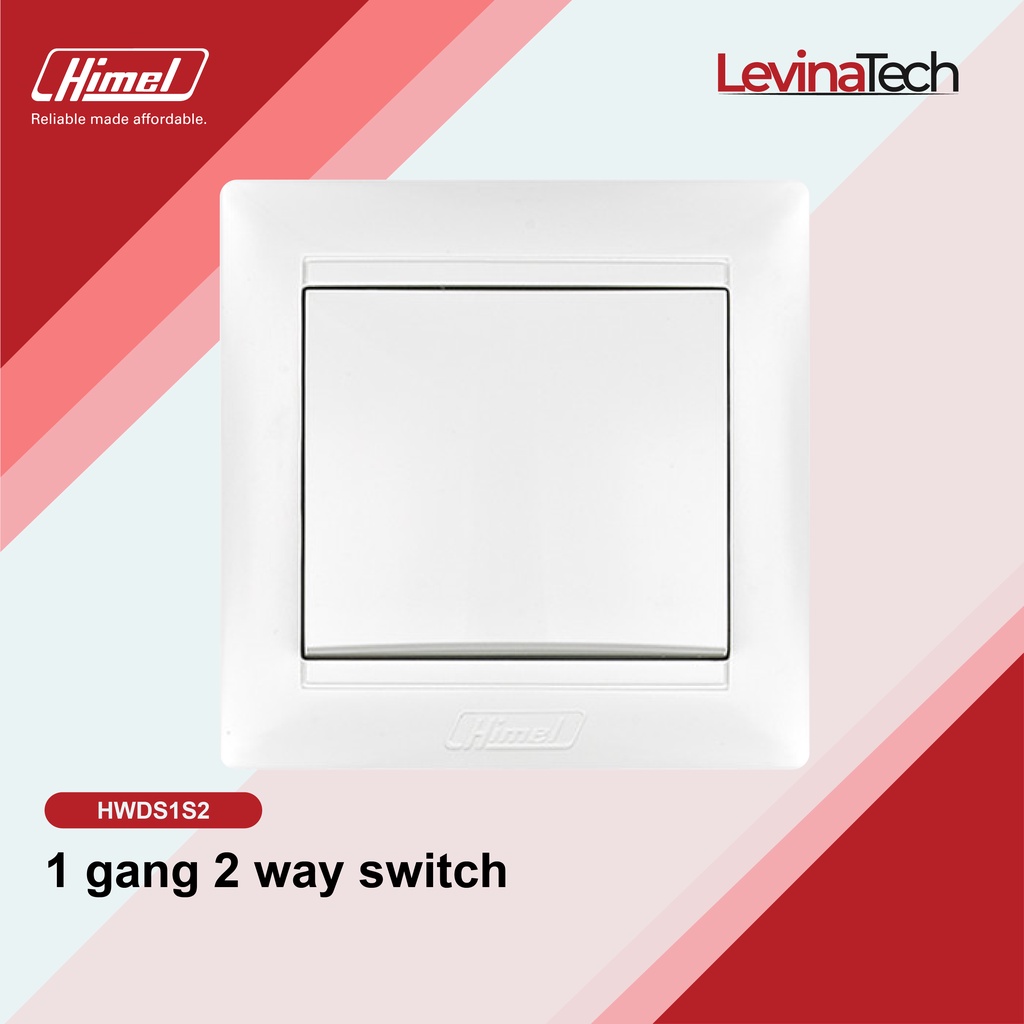 Himel saklar lampu / switch 1 gang 2 way