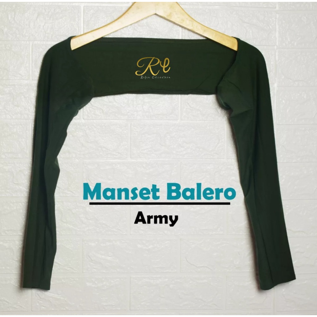 MANSET TANGAN COTRAY/MANSET SAMBUNG BOLERO-Army