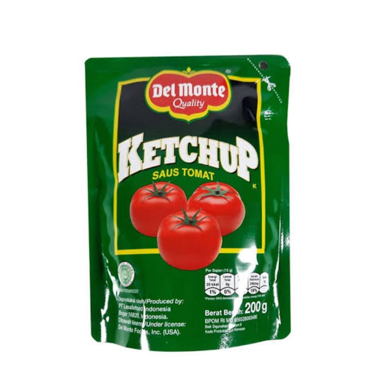 

Delmonte Ketchup Saos Tomat 200gr