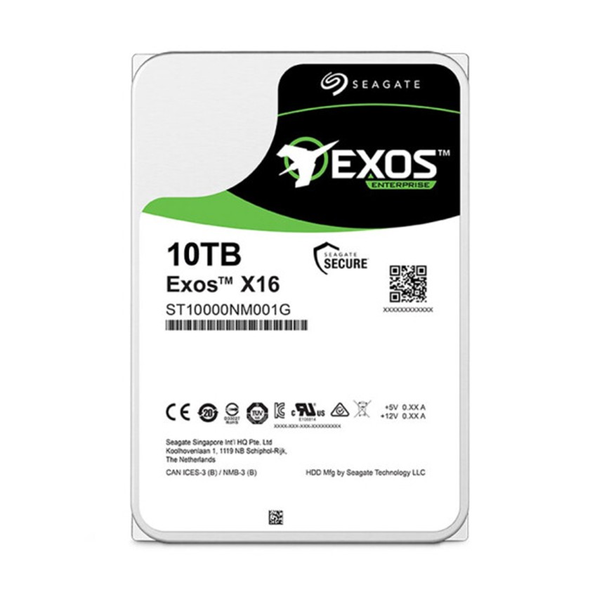 SEAGATE EXOS X16 10TB ST10000NM001G 3.5&quot; 7200RPM 256MB SATA HDD