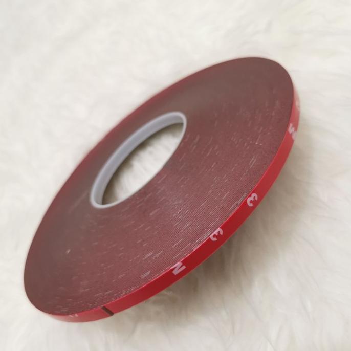 

DOUBLE TAPE 3M (8mm x 33meter) MERAH CUCI GUDANG