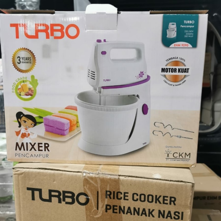 Stand Mixer Turbo/ EHM 9090- Bergaransi Resmi