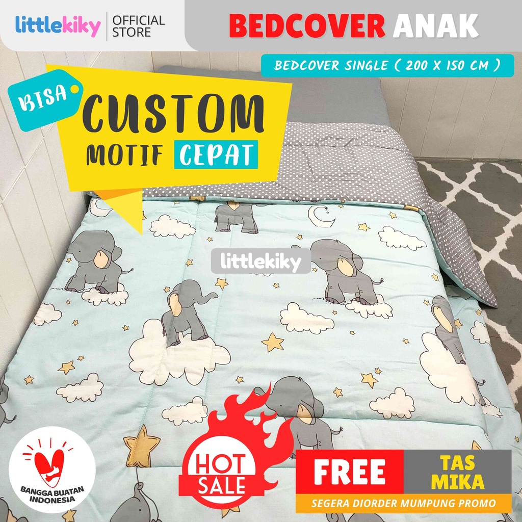 Bedcover Anak Dewasa / Selimut Anak Dewasa / Bedcover Single 200x150cm