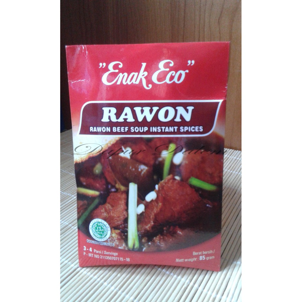 ”Enak Eco” Rawon  (Rawon Beef Soup Instant Spices)