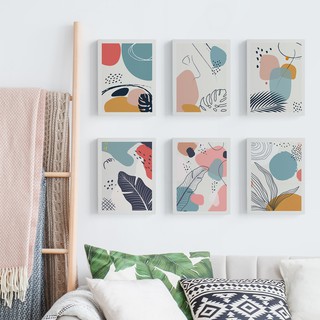 poster abstrak desain minimalis dekorasi dinding kamar