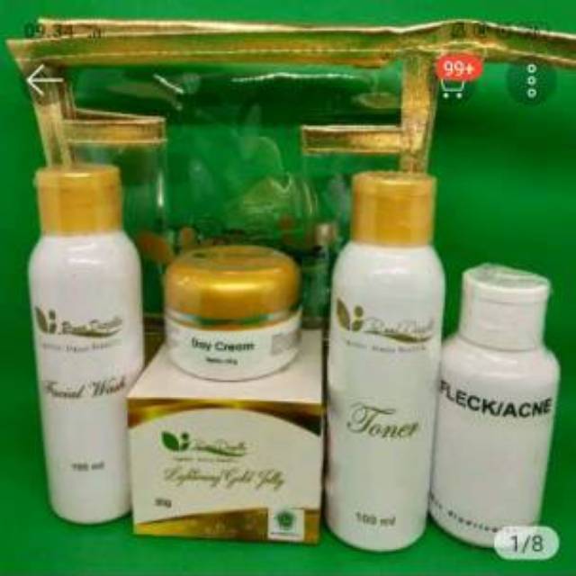 Paket Whitening Booster Rinna Diazella YUZU