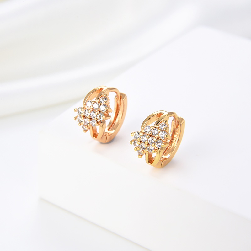 anting titanium wanita emas muda anti karat dewasa tusuk korea asli panjang dan luntur korea style selamanya dewasa 54-62e