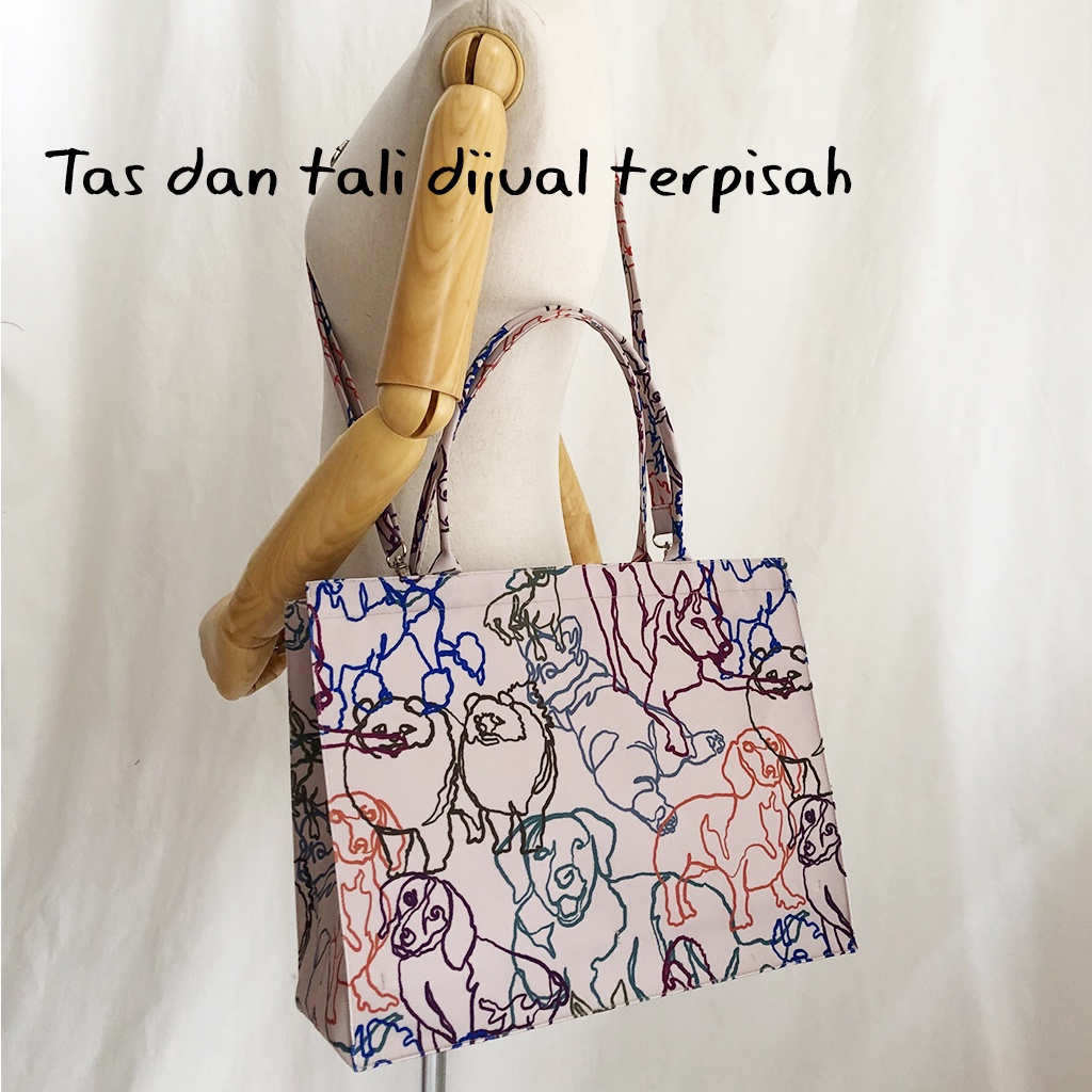 Tas Tote Traveller Medium - Biskuit -  Guguk Corat-Coret