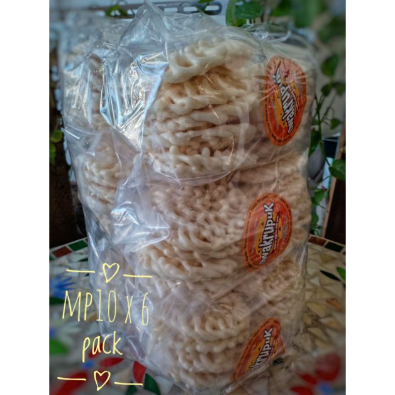

Iwak krupuk 1 ball ( isi 6pack ..1pack isi 10pcs)